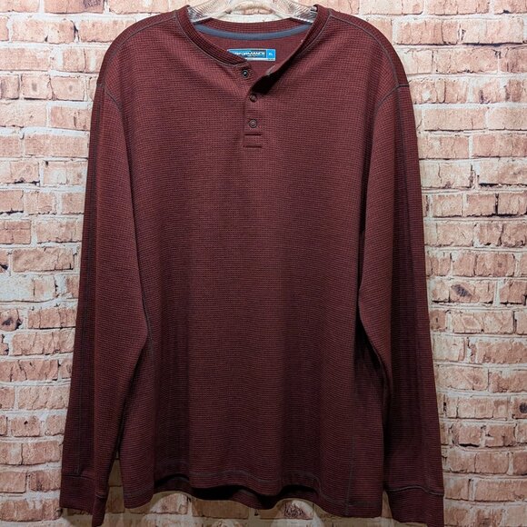 Roundtree & Yorke Performance Work Play Perform Long Sleeve Pull Over Size XL - Picture 1 of 11